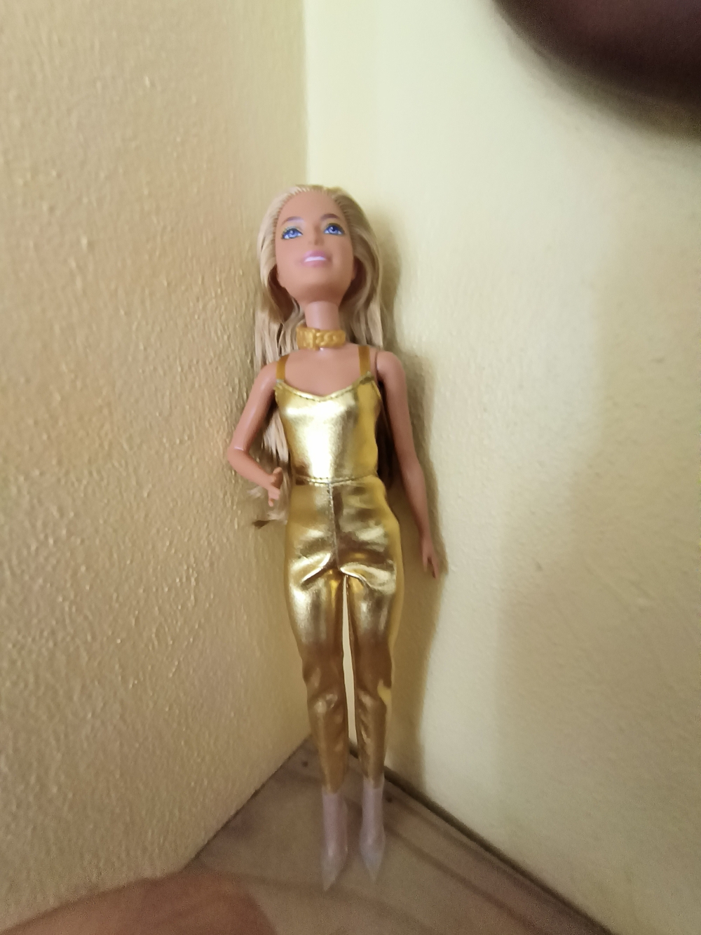 Barbie In Gold 11 Tall With Shoes